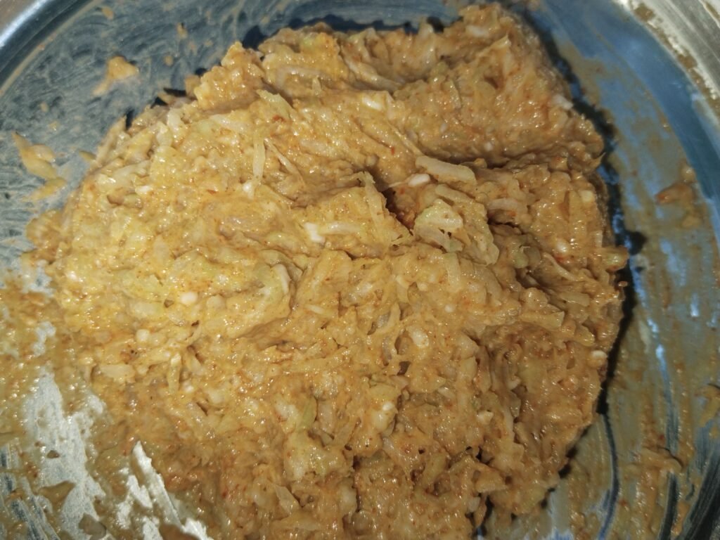 Spice mixed in gourd